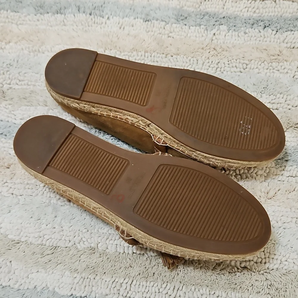 Michael Kors Brown‎ Espadrille Tassel Loafers Size 8